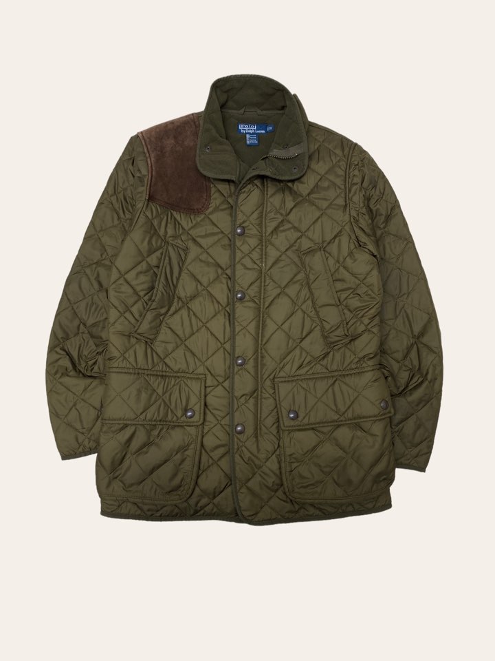 Polo ralph lauren khaki kempton quilted jacket S