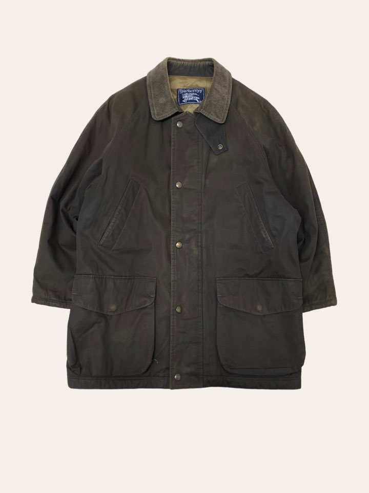Burberry vintage dark brown hunting jacket L