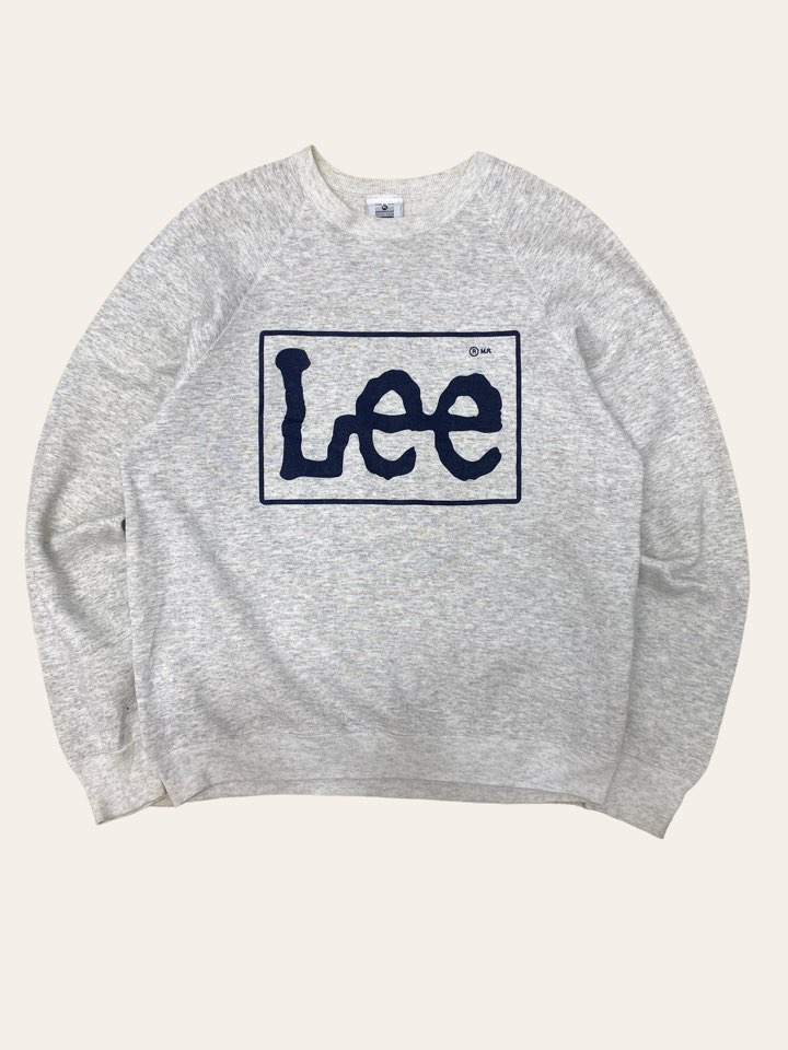 LEE gray big logo sweatshirt XL Made in USA