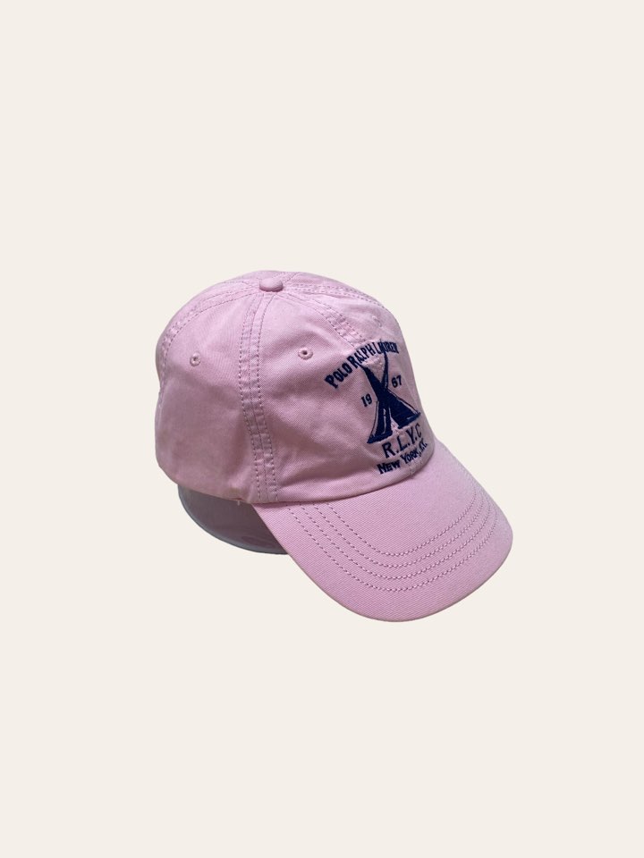Polo ralph lauren pink R.L.Y.C embroidered cap