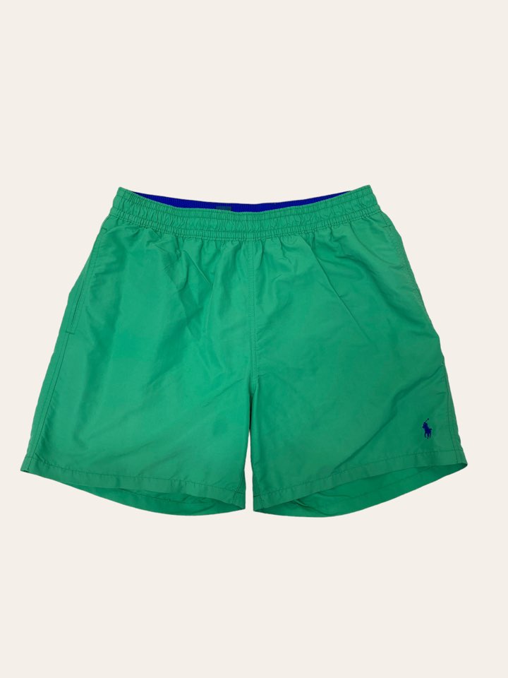Polo ralph lauren green nylon swim shorts L