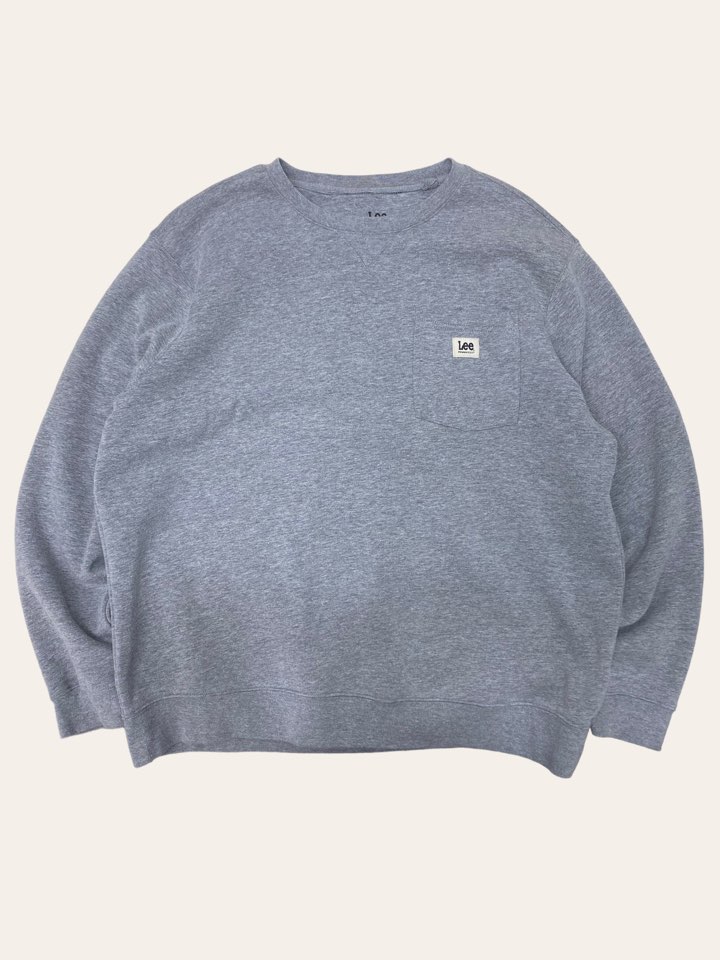 LEE gray pocket sweatshirt XL