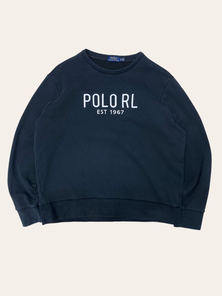 Polo ralph lauren black logo sweatshirt XL