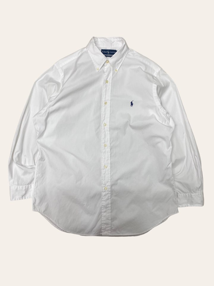 (From USA)Polo ralph lauren white popline shirt 16