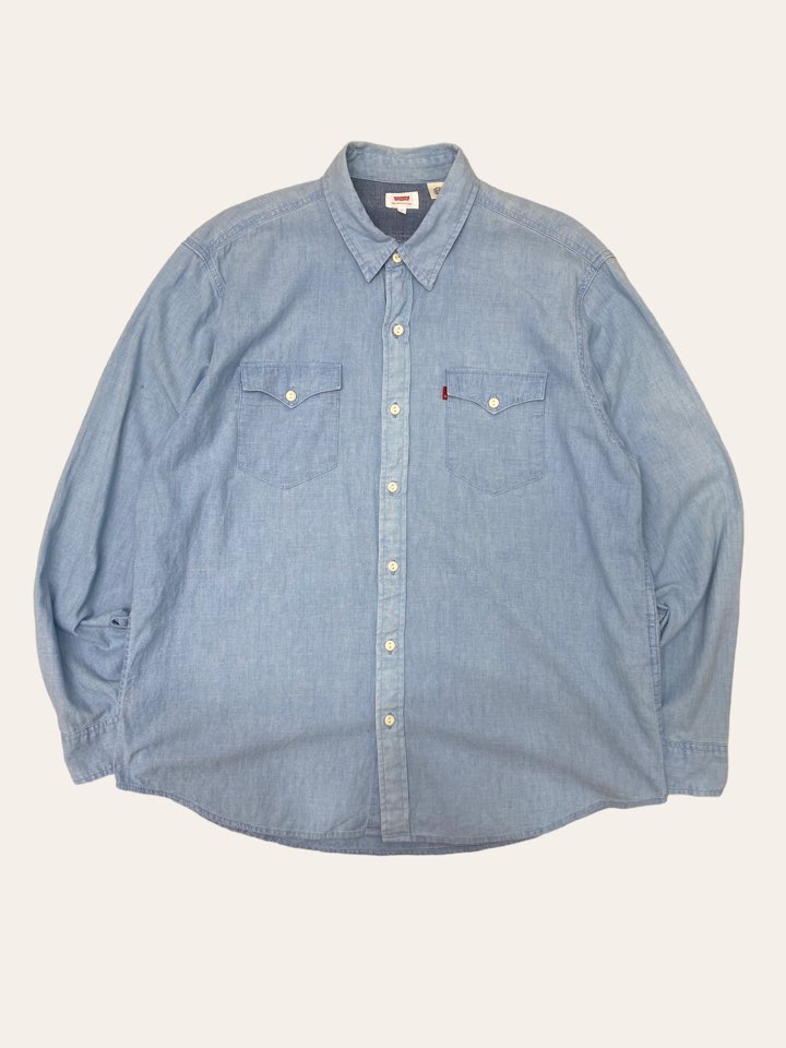 Levis chambray western shirt L