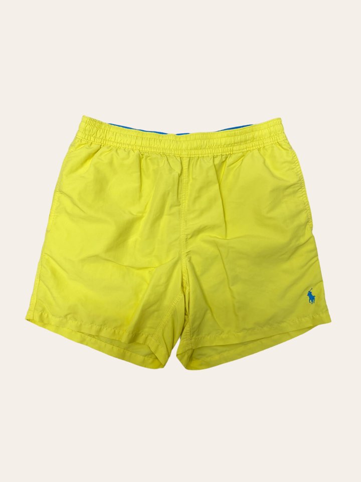 Polo ralph lauren yellow nylon swim shorts M