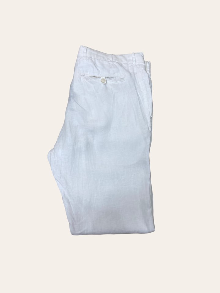Polo ralph lauren white linen pants 38x32