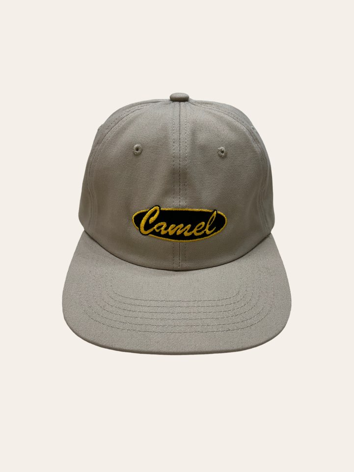 Camel logo 6 panal cap - beige color