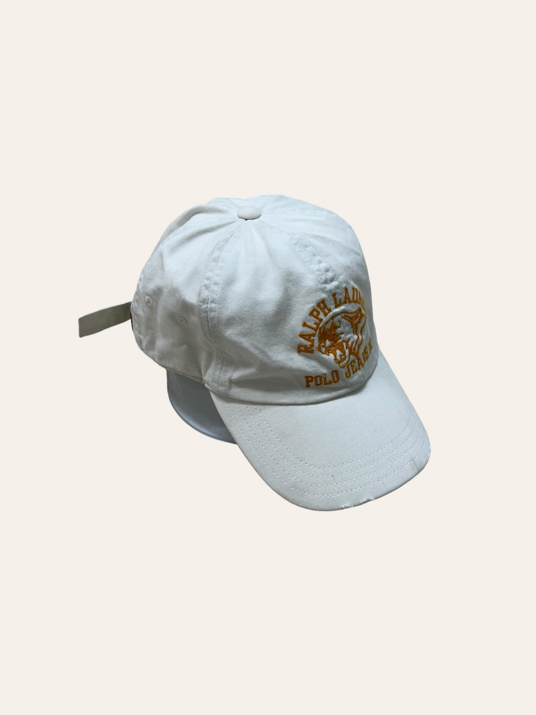 Polo jeans company white embroidered cap