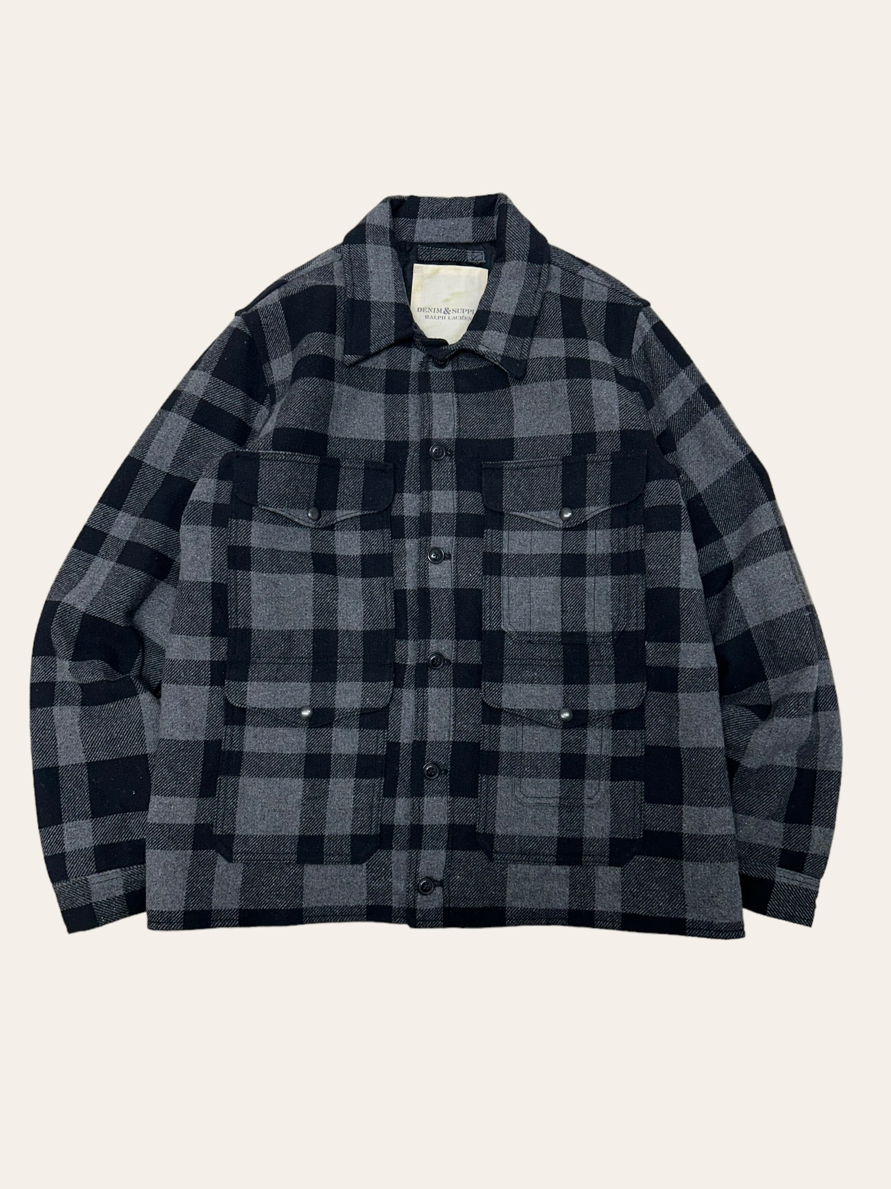Denim &amp; Supply mackinaw cruiser wool jacket XL