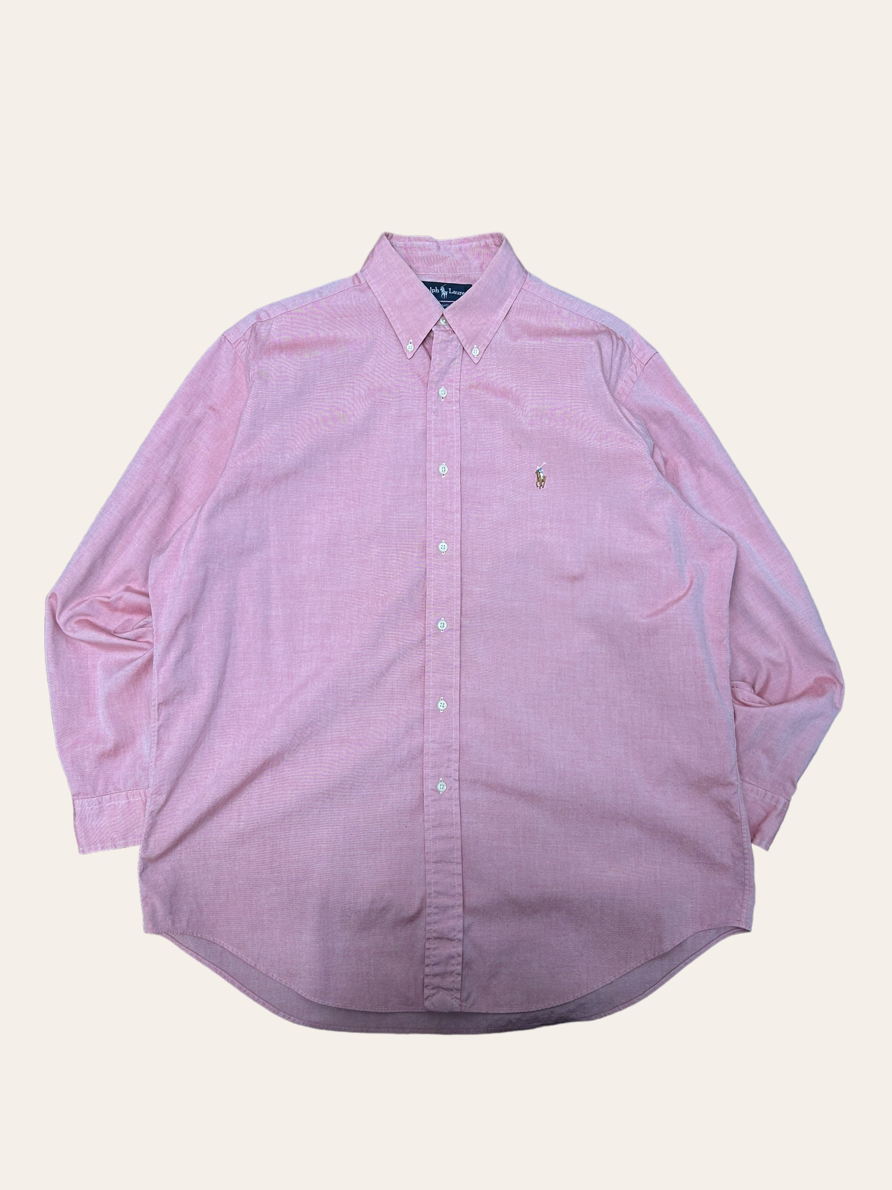 Polo ralph lauren pink color oxford shirt 16.5