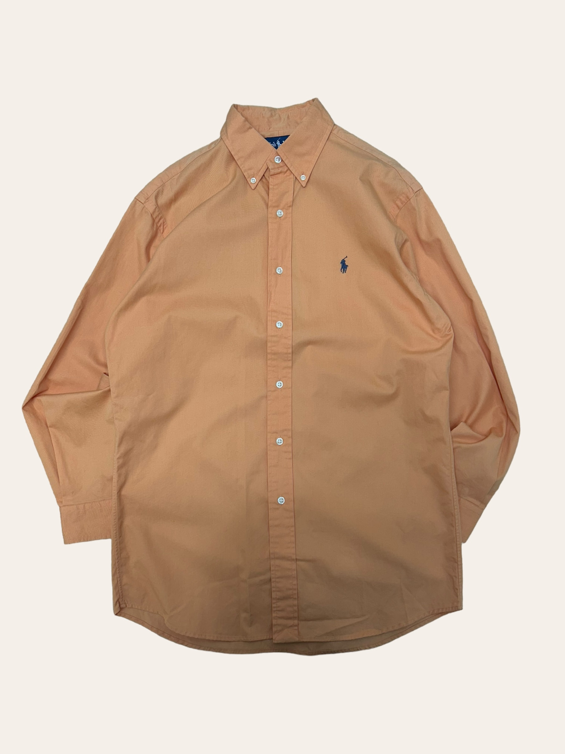 Polo ralph lauren orange blake fit solid shirt S