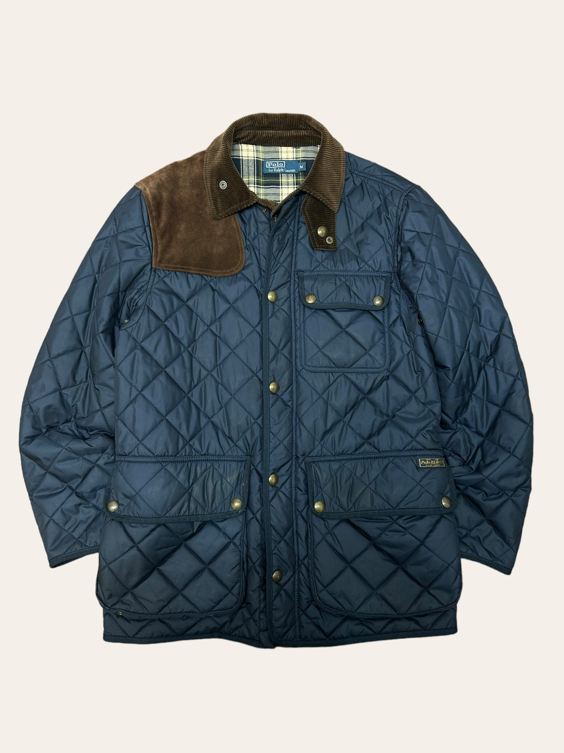 Polo ralph lauren navy kempton quilted jacket M