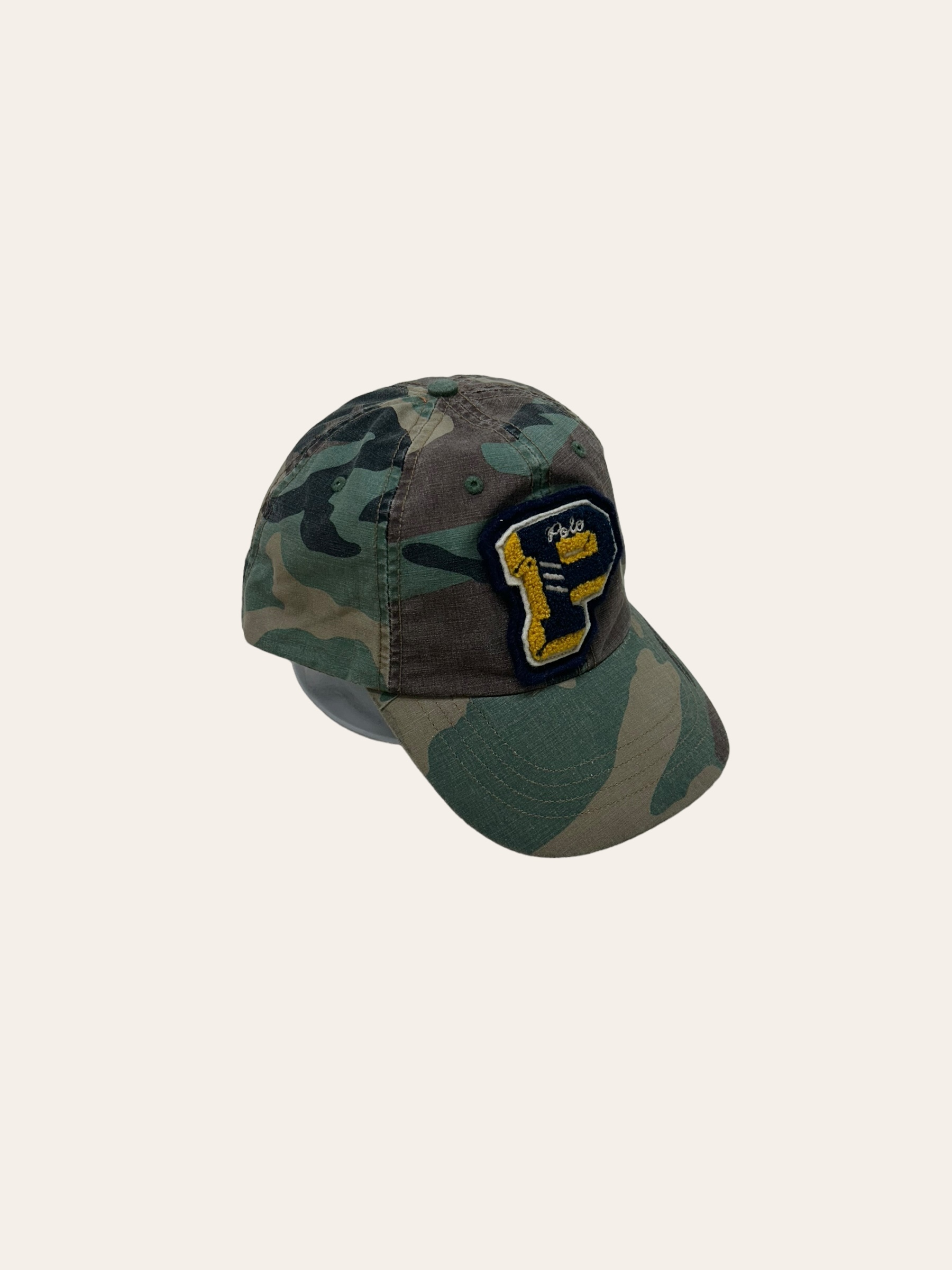 Polo ralph lauren P logo camouflage cap