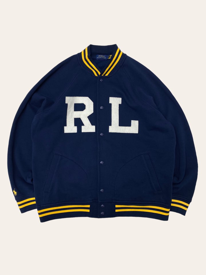 Polo ralph lauren navy RL logo stadium jacket XL