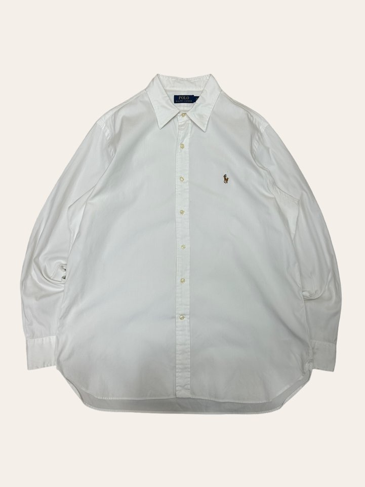 Polo ralph lauren white oxford shirt 16.5