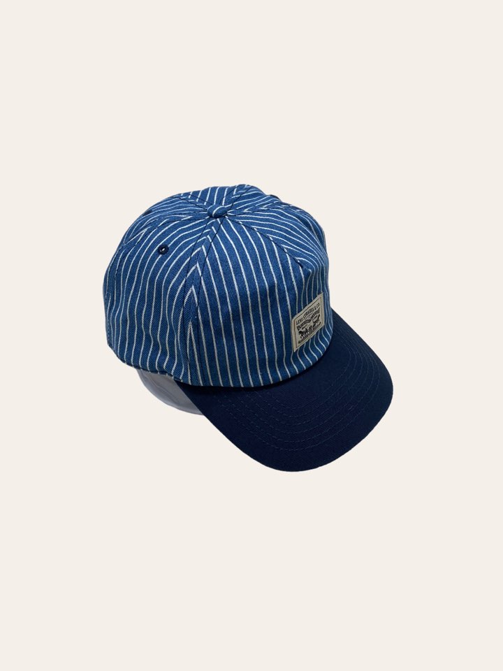 Levis blue stripe patched snapback cap