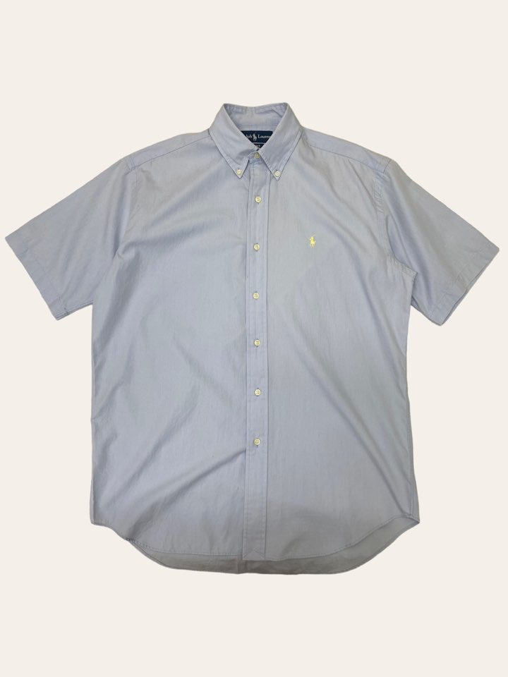 Polo ralph lauren sky blue short sleeve shirt S