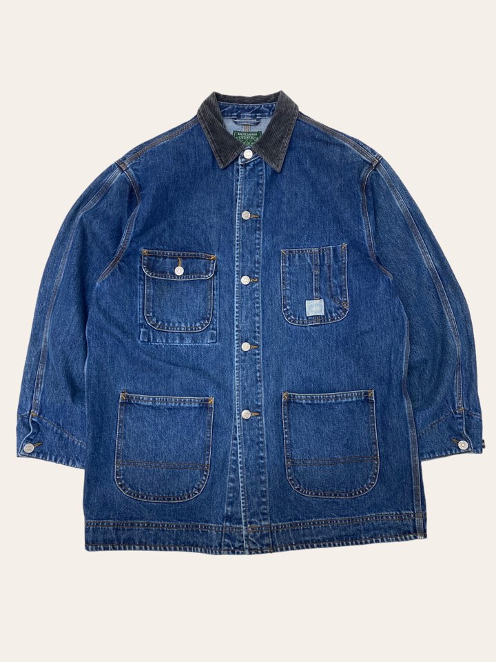 POLO COUNTRY 90&#039;s denim coverall jacket M