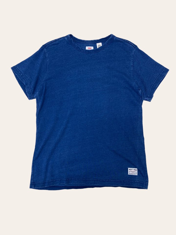 Levis indigo blue cotton T-shirt L
