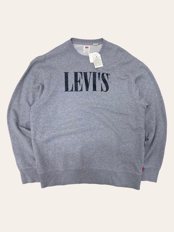 Levis dead stock gray logo sweatshirt M