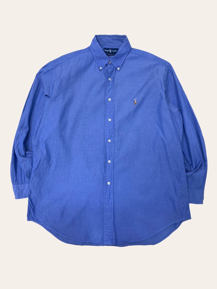 (From USA)Polo ralph lauren blue oxford shirt 16.5
