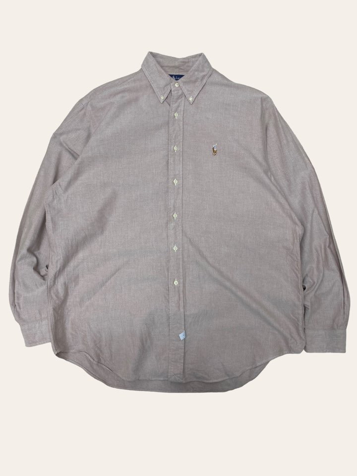 (From USA)Polo ralph lauren light purple oxford shirt 16.5