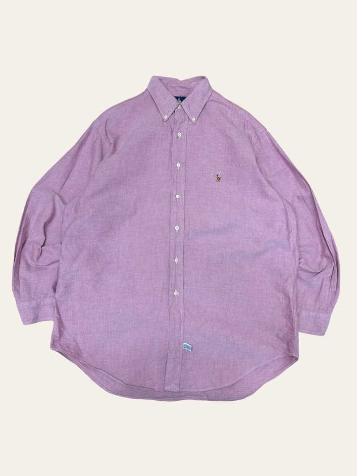 (From USA)Polo ralph lauren pink oxford shirt 16