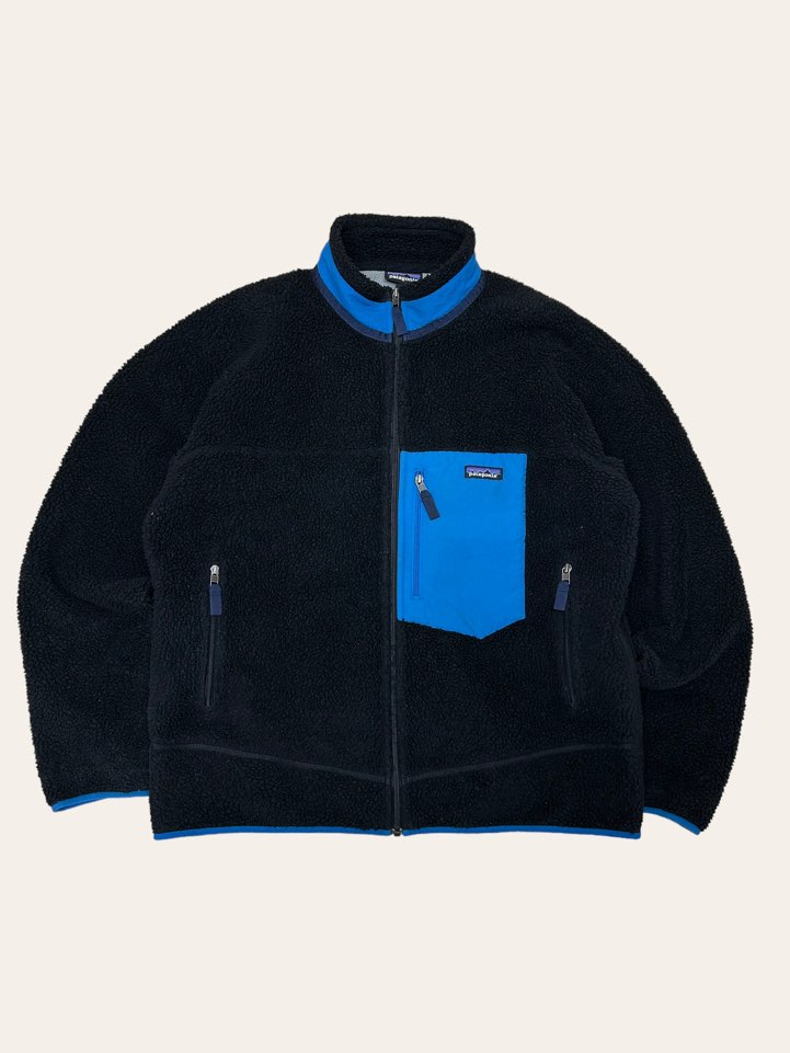 Patagonia black retro X fleece jacket XL