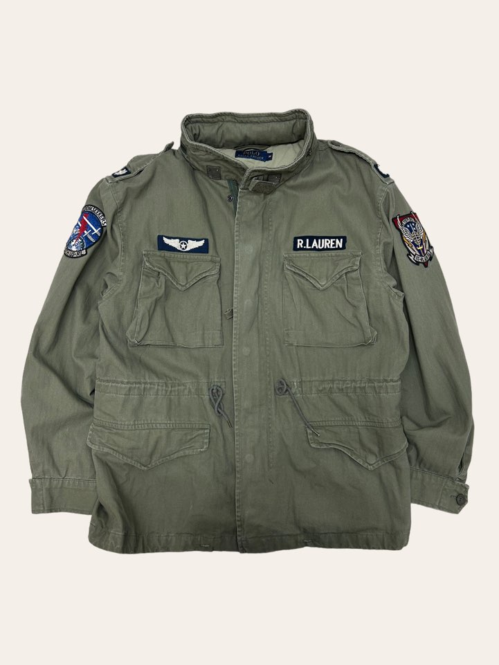 Polo ralph lauren military patched M-43 field jacket M