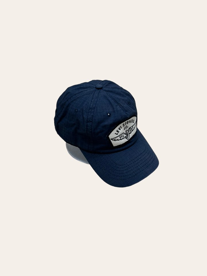Levis navy ripstop military patched cap