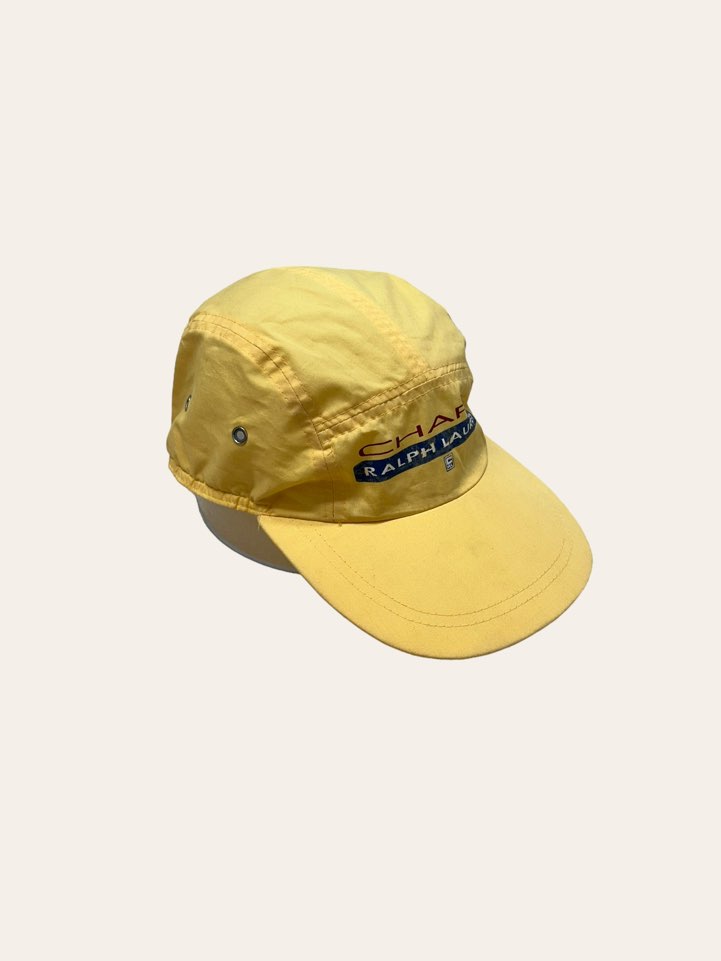 Chaps ralph lauren yellow polyester camp cap