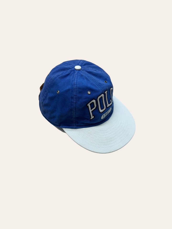Polo ralph lauren faded blue spell out baseball twill cap