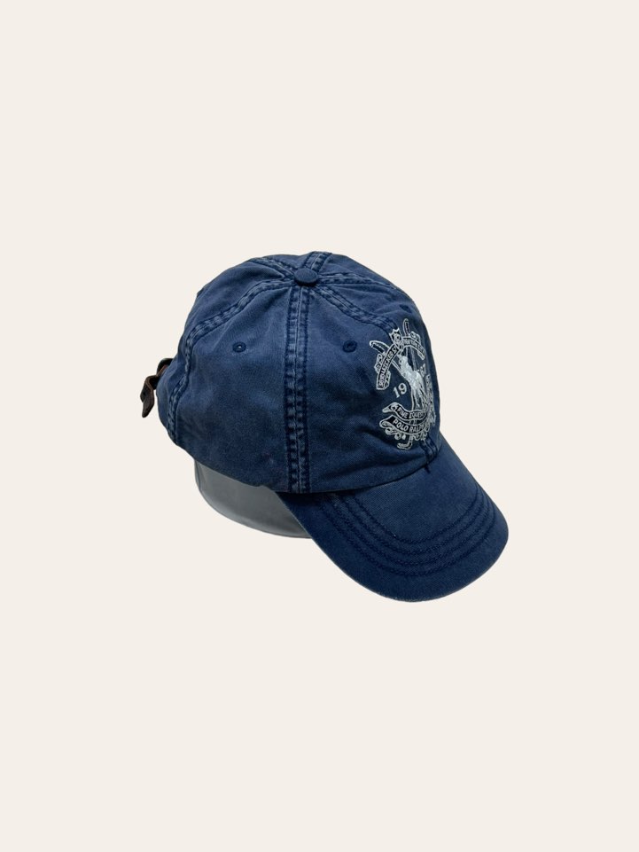 Polo ralph lauren vintage faded blue embroidered cap