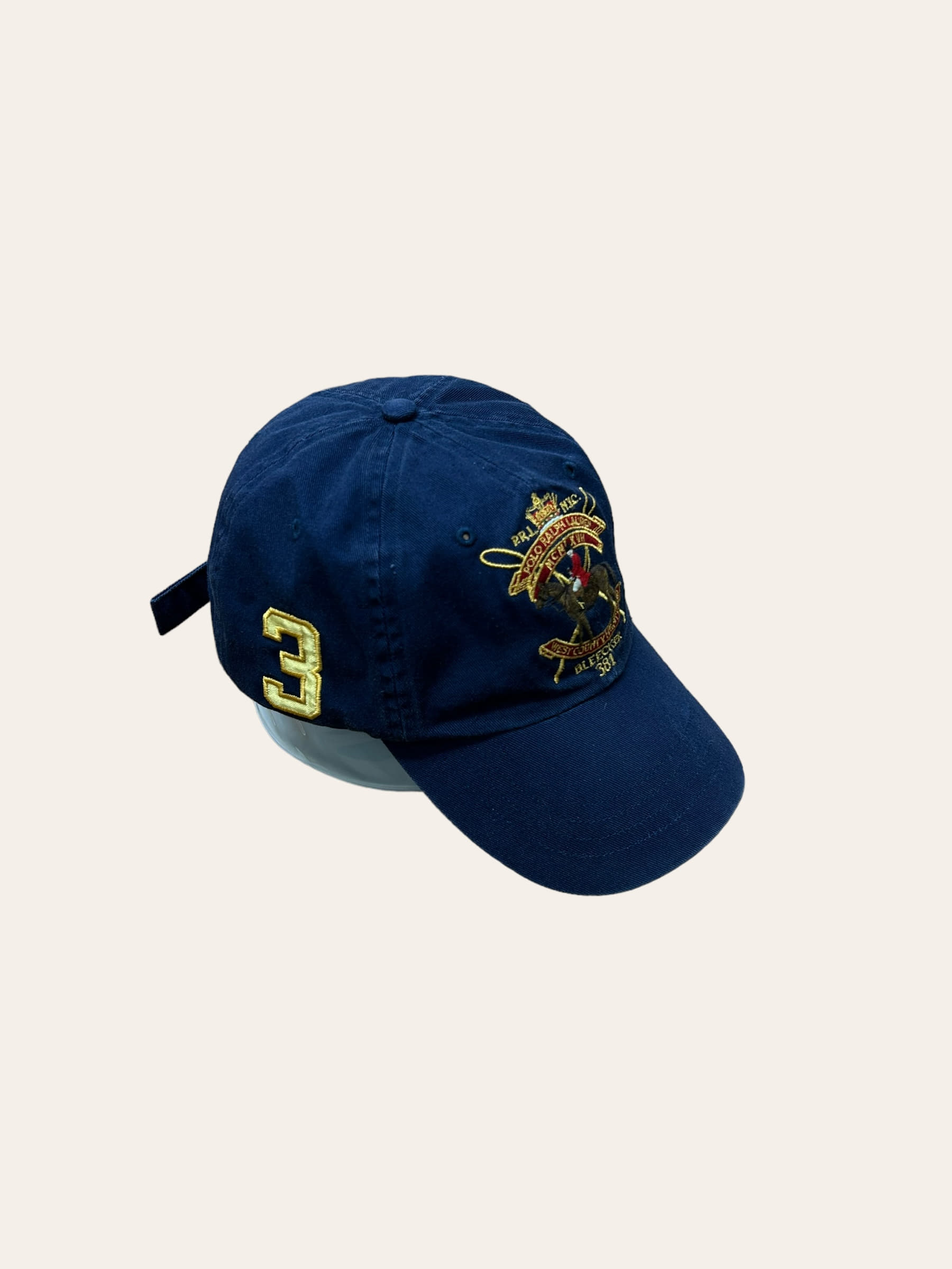 Polo ralph lauren navy embroidered cap