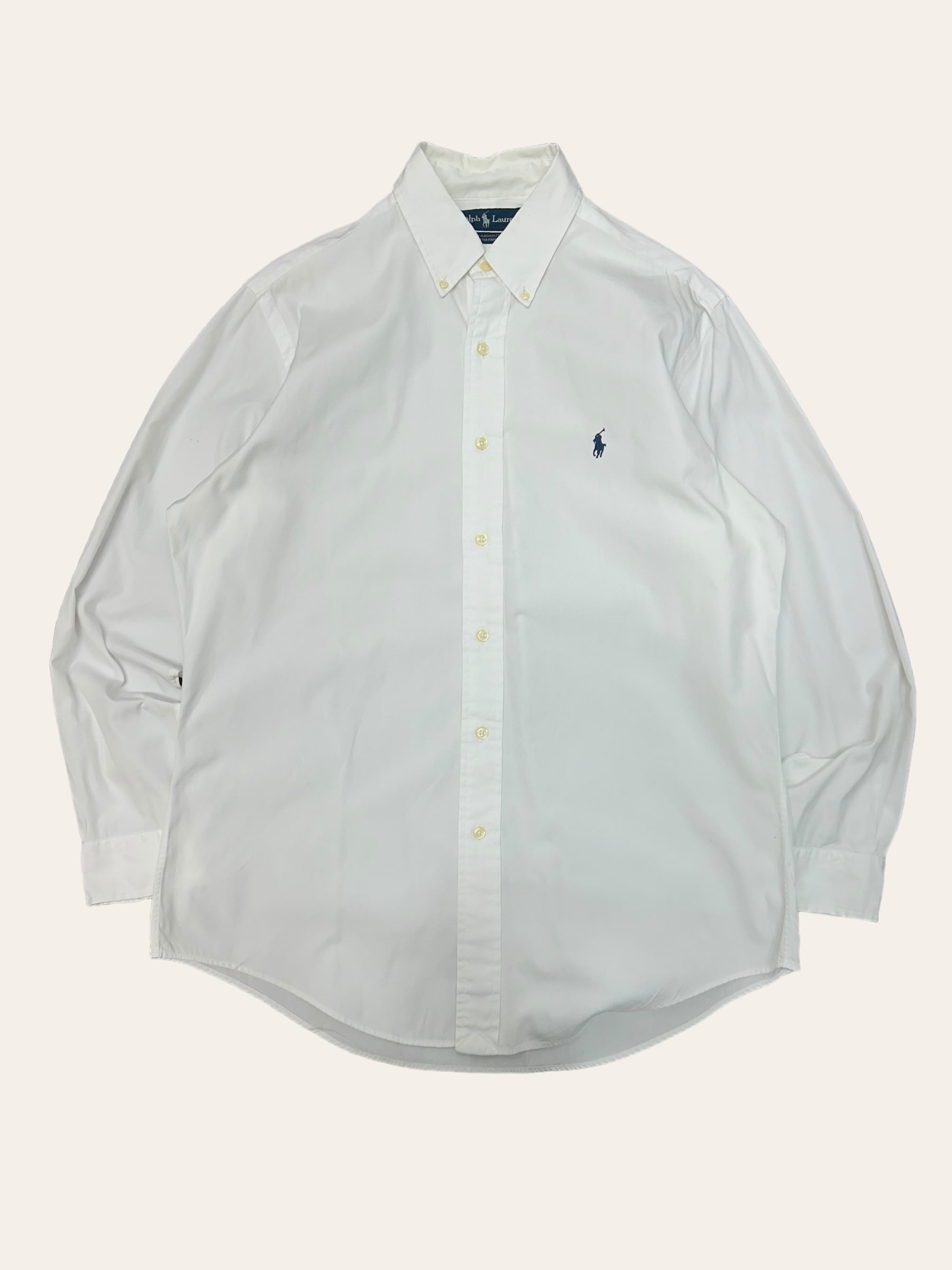 Polo ralph lauren white poplin shirt 41