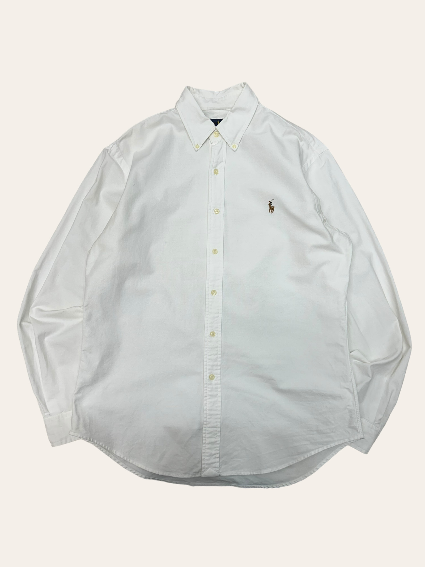 Polo ralph lauren white oxford shirt L