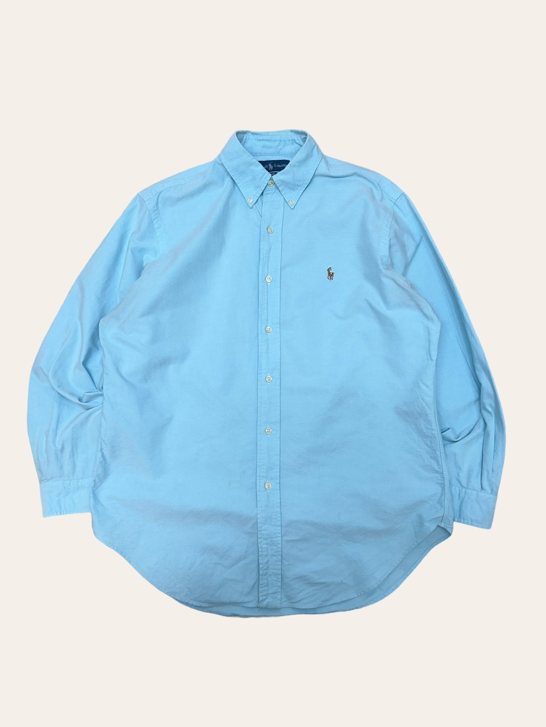 (From USA)Polo ralph lauren sky blue oxford shirt 16