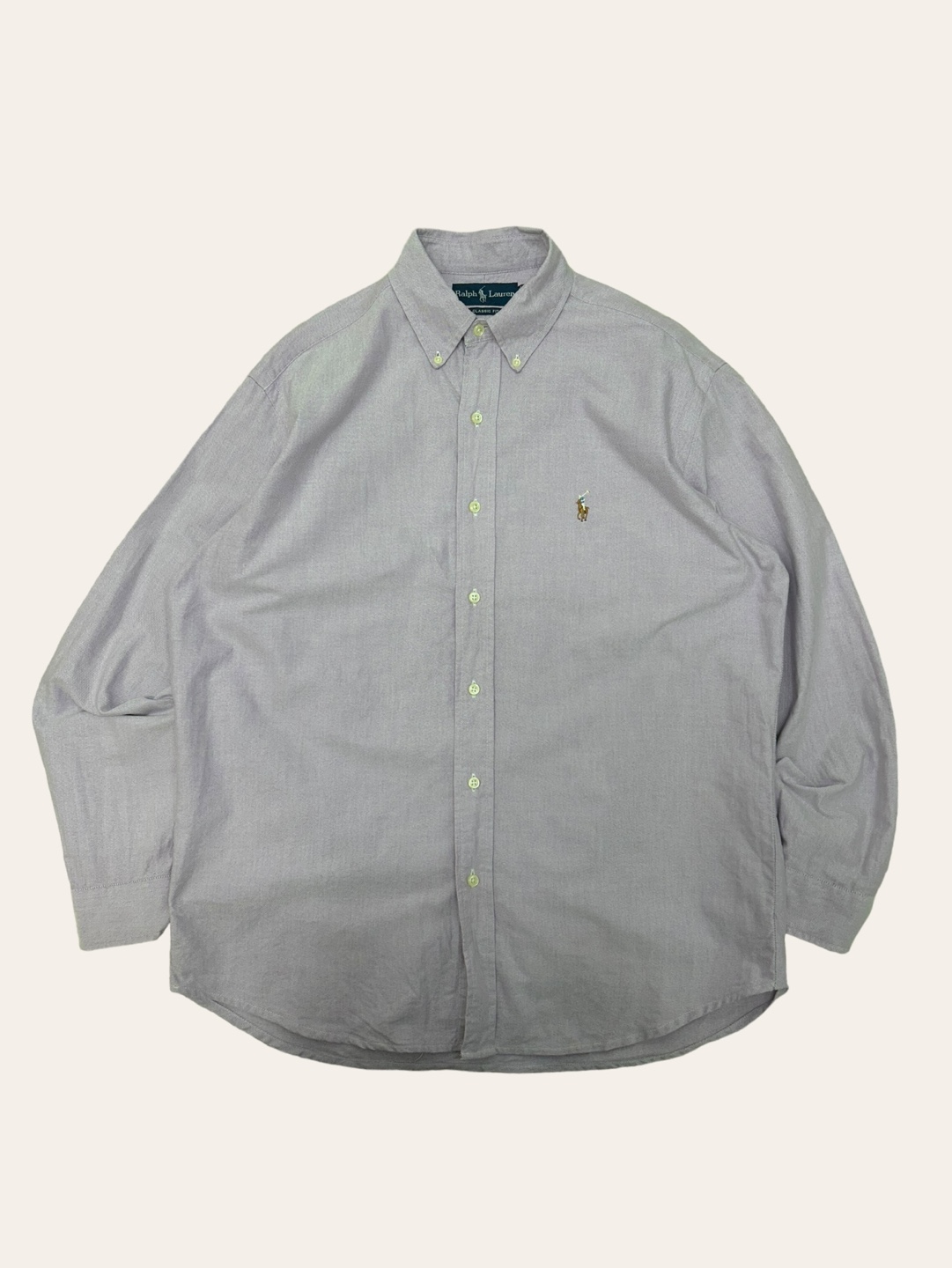 (From USA)Polo ralph lauren purple oxford shirt 15.5