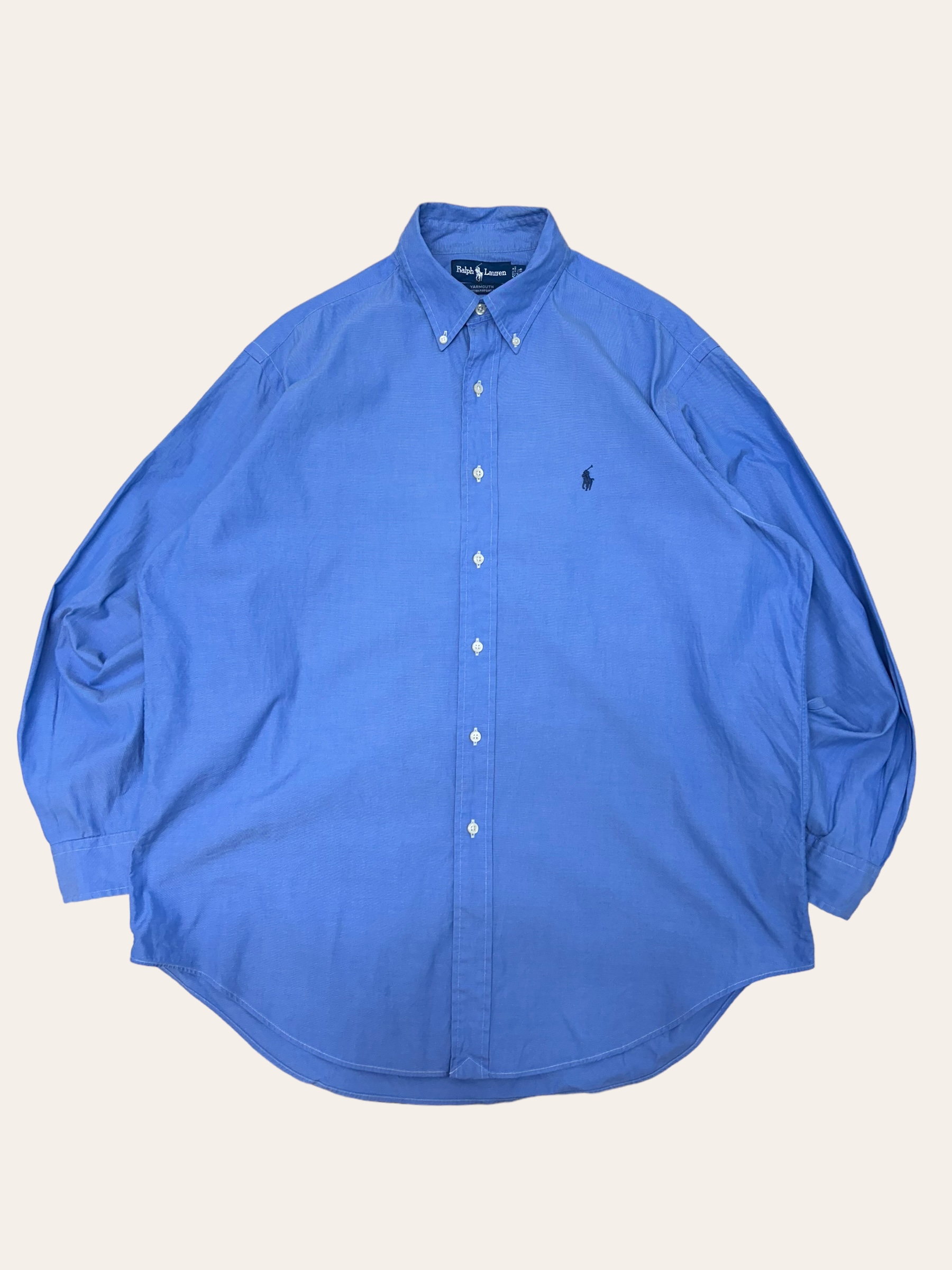 (From USA)Polo ralph lauren blue poplin shirt 16.5