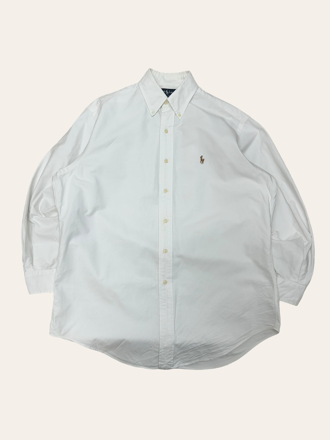(From USA)Polo ralph lauren white oxford shirt 15.5