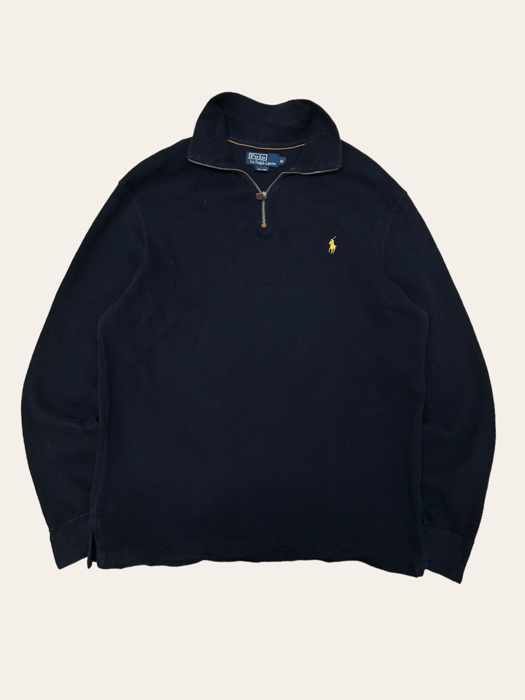 (From USA)Polo ralph lauren navy color cotton pullover M