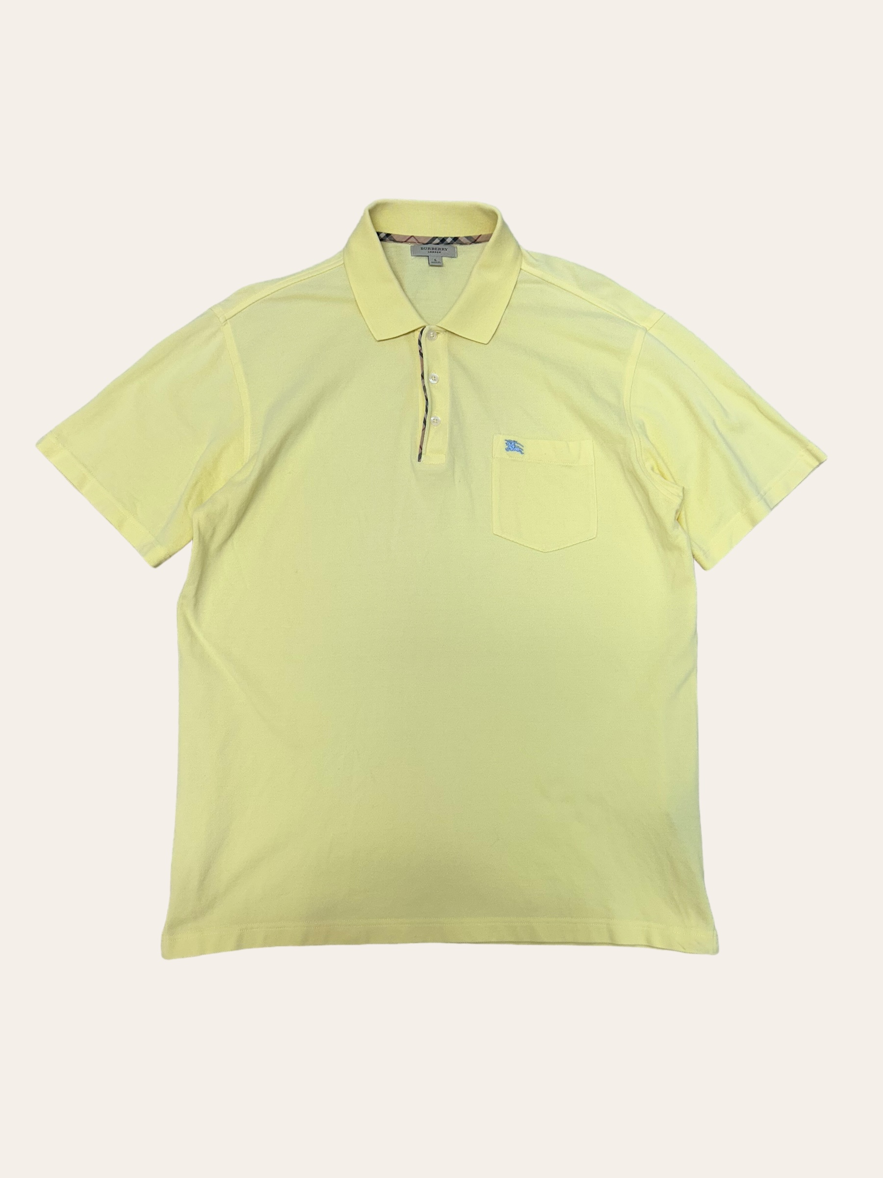Burberry yellow pocket PK-shirt L