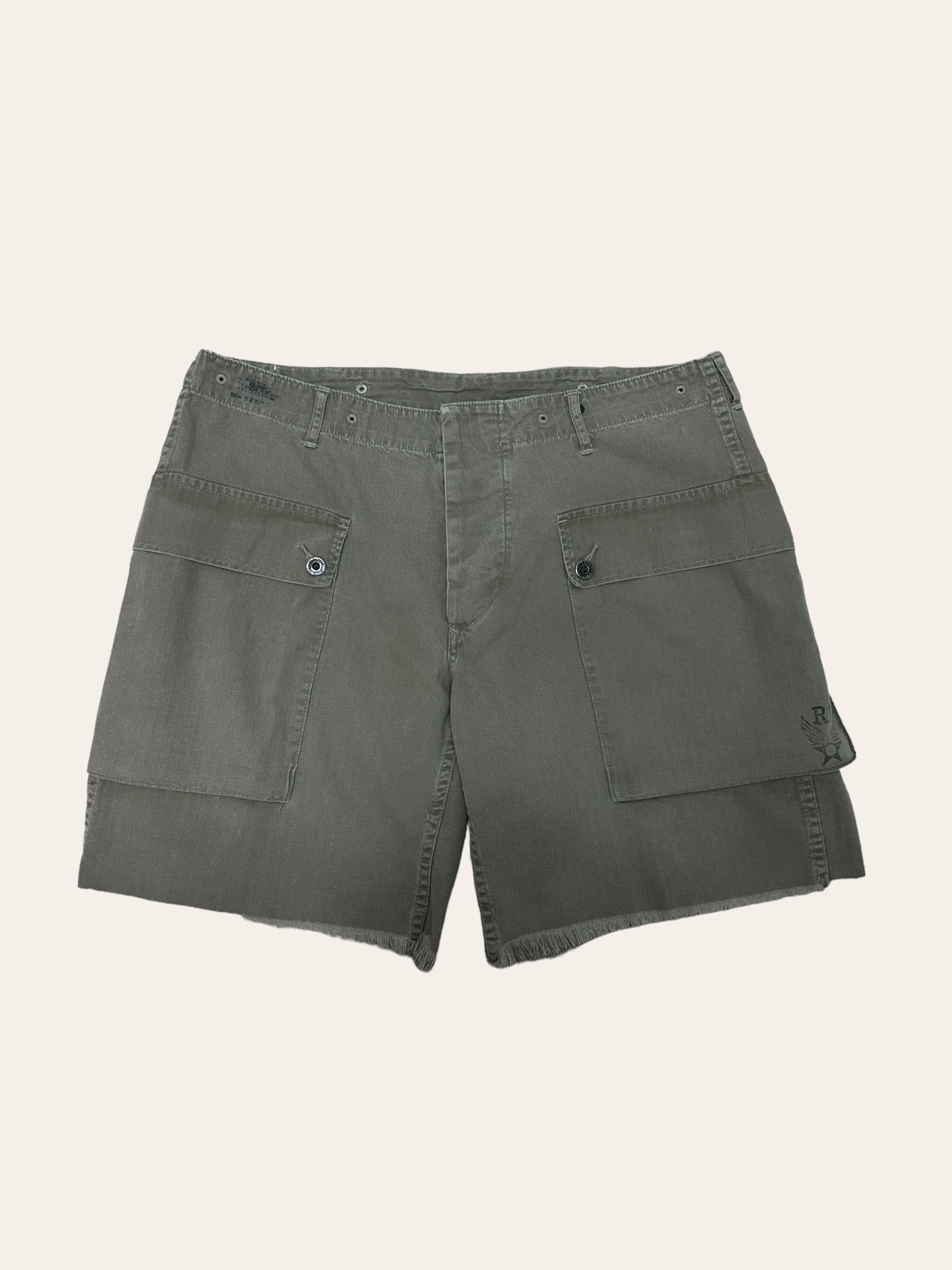 Polo ralph lauren khaki color HBT P-44 military shorts 36