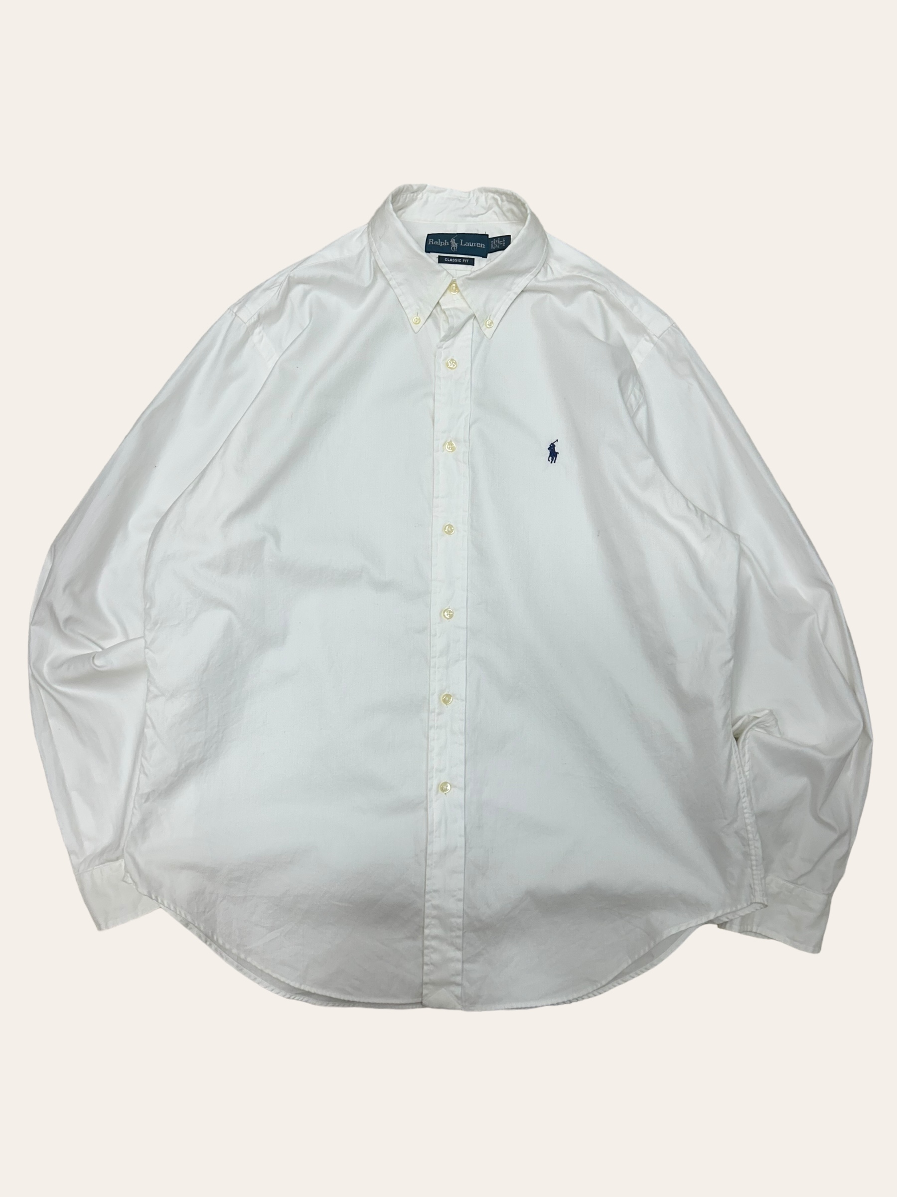 Polo ralph lauren white poplin shirt 17.5