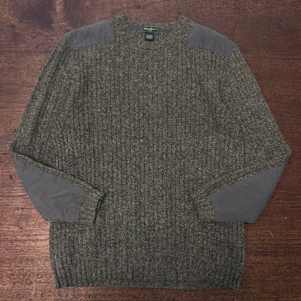 Eddie bauer wool hunting sweater L